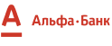 Логотип 'Альфа банк'